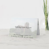 Old Barn 考え's of You Greeting Card by Janz カード (裏面)