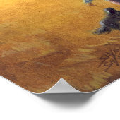 OLD BARN, APALOOSA, BOY & DOG by SHARON SHARPE ポスター (角)