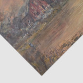 Old Barn Hand painted 薄葉紙 (詳細)