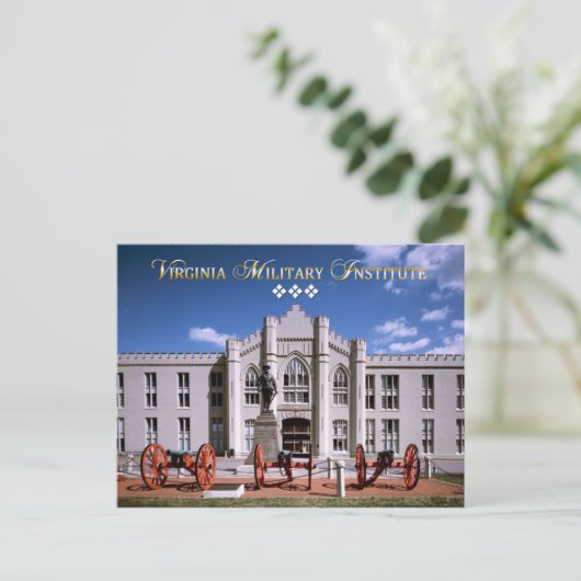 Old Barracks (Stonewall Jackson Arch), VMI ポストカード (スタンド正面)