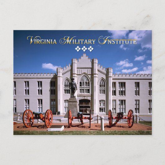 Old Barracks (Stonewall Jackson Arch), VMI ポストカード (正面)