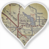 Old Belle Fourche SDマップ シール (正面)