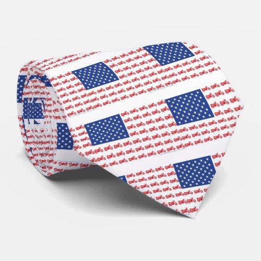 OLD-BIKE-FLAG-2-TEE ネクタイ (ロール)