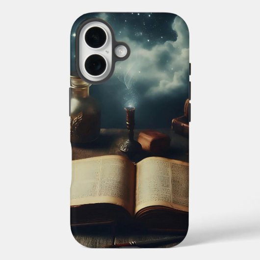 Old Book with Cloudy Sky Case-Mate iPhoneケース (裏面)