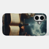 Old Book with Cloudy Sky Case-Mate iPhoneケース (裏面 (横))