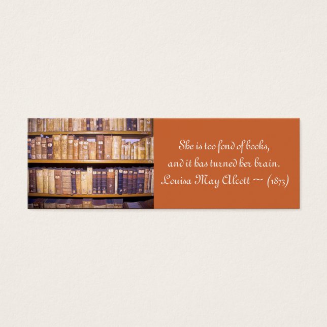 Old Books/Quotationミニブックマーク (正面)