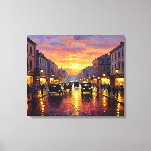 Old Boulevard キャンバスプリント (正面)