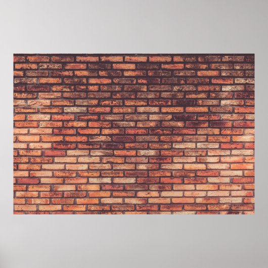 old brick wall texture backgroundbackground,hipste ポスター (正面)