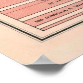 Old British Empire Naval Warship Map (1907)  ポスター (角)