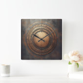 old bronze circle スクエア壁時計 (ホーム)