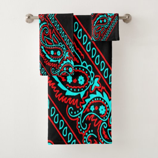 Old Brown Bandana 6バージョン2 バスタオルセット (インサイチュ)