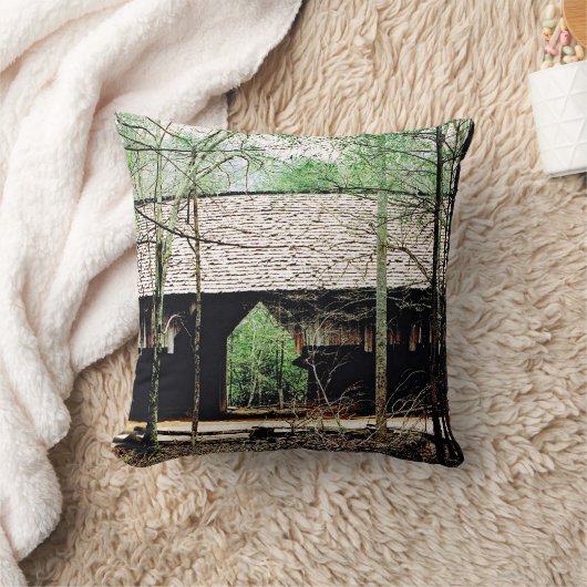 Old Cades Cove Barn クッション (ブランケット)