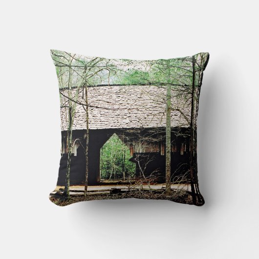 Old Cades Cove Barn クッション (正面)