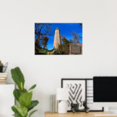 Old Cape Henry Light house – フォートストーリー，バージニア ポスター (ホームオフィス)