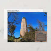 Old Cape Henry Light house Fort Story(バージナ) ポストカード (正面/裏面)