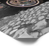 Old car in Trinidad, Cuba ポスター (角)