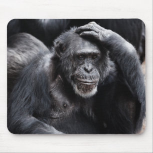 Old Chimpanzee mousepad マウスパッド