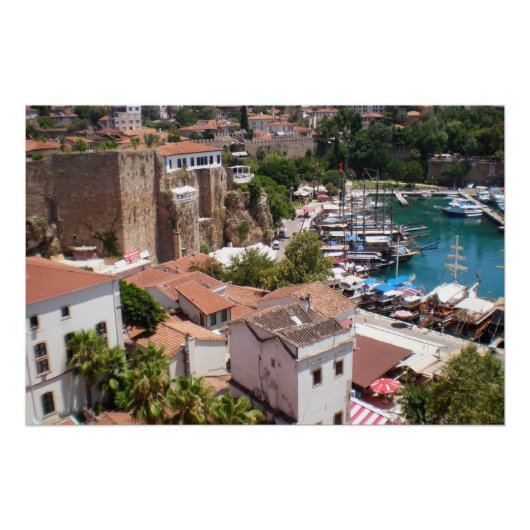 Old city Kaleici  of  Antalya ポスター (正面)