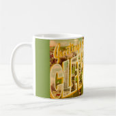 Old Cleveland Ohio Postcard Mug コーヒーマグカップ (左)