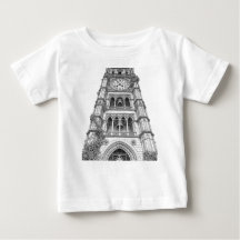 Old Clock Tower with Bells and Climbing Roses Colo