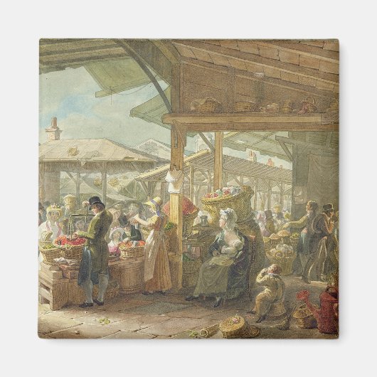 Old Covent Garden Market, 1825 マグネット (正面)