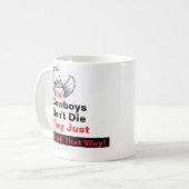 Old Cowboys Don't Die Mug - Funny Western Gift コーヒーマグカップ (正面左)