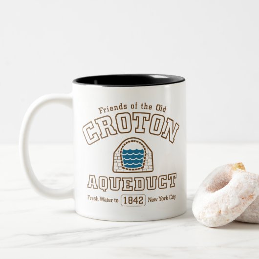 Old Croton Aqueduct Mug ツートーンマグカップ (ドーナツ)