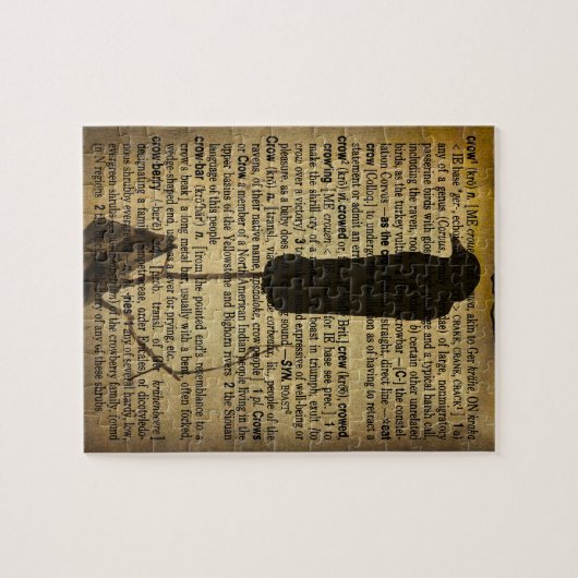 Old Crow Collage  ジグソーパズル (横)