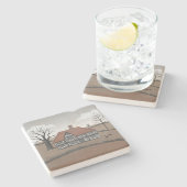 Old Crow Manor ストーンコースター (横)