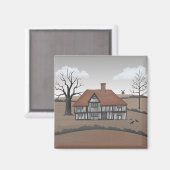 Old Crow Manor マグネット (正面/裏面)