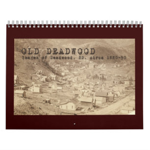 Old Deadwood 12 Monthカレンダー カレンダー