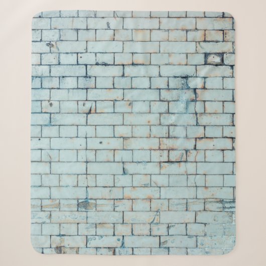 Old dirty white brick wall backgroundabstract, age シェルパブランケット (正面)