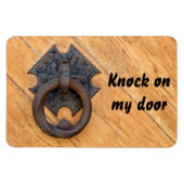Old door knocker magnet マグネット (横)