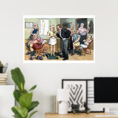 Old Dr. Roosevelt 1907ヴィンテージ政治漫画 ポスター (ホームオフィス)