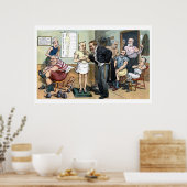 Old Dr. Roosevelt 1907ヴィンテージ政治漫画 ポスター (キッチン)