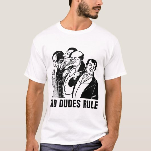 OLD DUDES RULE Tシャツ (正面)