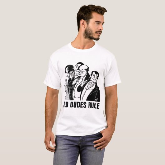 OLD DUDES RULE Tシャツ (正面フル)
