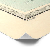 Old Dundee Scotland Map (1912)  ポスター (角)