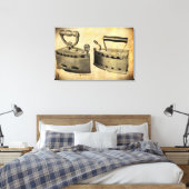 OLD EFFECT PHOTOキャンバス印刷のヴィンテージアイコン キャンバスプリント (インサイチュ (寝室))