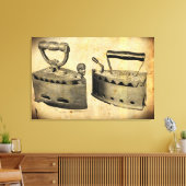 OLD EFFECT PHOTOキャンバス印刷のヴィンテージアイコン キャンバスプリント (インサイチュ (リビング))