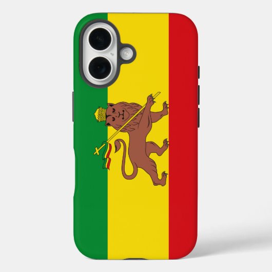 Old Ehtiopian flag Case-Mate iPhone Case iPhoneケース (裏面)