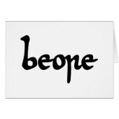 Old English Beer Greeting Card (正面横)