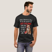 Old English Bulldog Best Dog Mom Valentines Day Fu Tシャツ (正面フル)