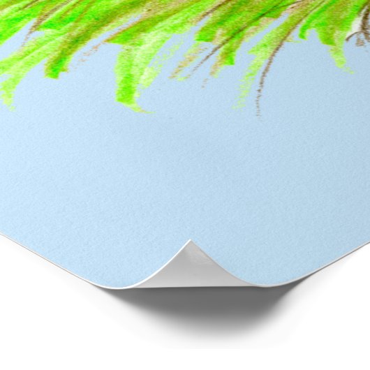 Old English Game Barred Chickens ポスター (角)