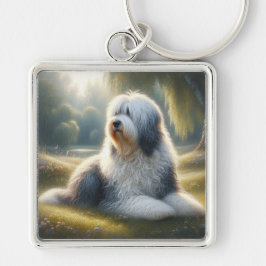 Old English Sheepdog キーホルダー