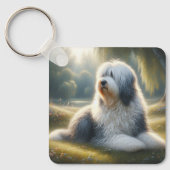Old English Sheepdog キーホルダー (正面)