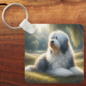 Old English Sheepdog キーホルダー (正面)