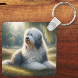 Old English Sheepdog キーホルダー