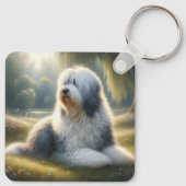 Old English Sheepdog キーホルダー (裏面)