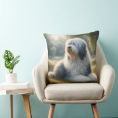 Old English Sheepdog クッション (椅子)